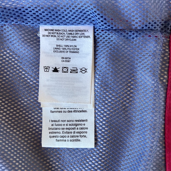 Columbia Hooded Lightweight Jacket Hot Pink Girls Small Size 7 / 8 Windbreaker - Picture 5 of 7